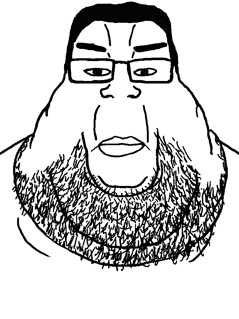 chudjak, markiplier soyjak, chudplier, fat chudplier, fat markiplier soyjak, chuddified soyjaks, fusionjaks, chin, closed mouth, fat