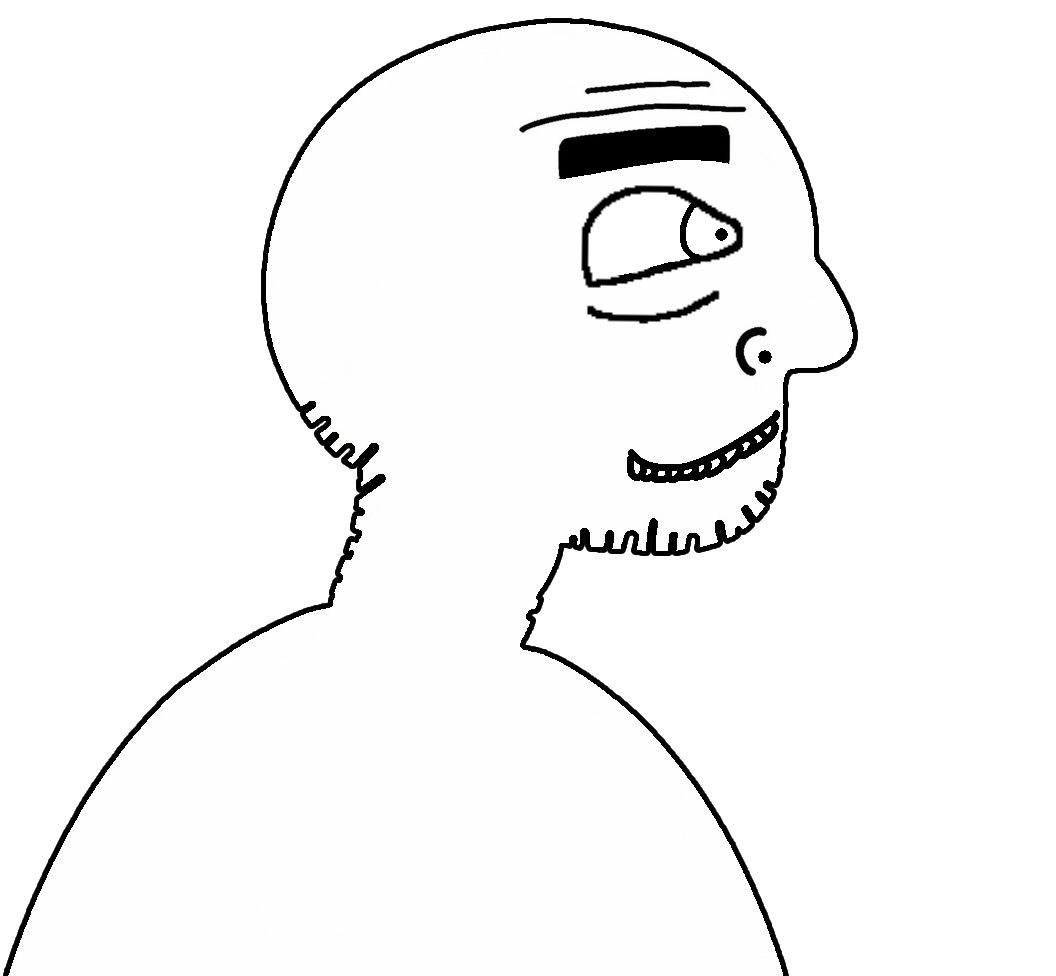 cobson, unknown, skinnymanletjak, it's based and christpilled, 1soyjak, bald, bushy eyebrows, closed mouth, eyebrows, forehead lines
