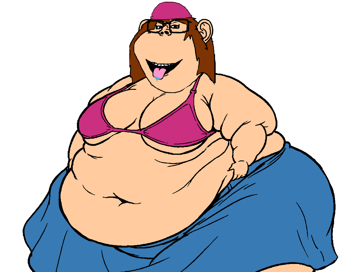 meg griffin, impish soyak ears, female impish ears, impish hoe, femjak, 18, 1soyjak, bbw, beanie, bra