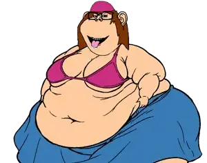 meg griffin, impish soyak ears, female impish ears, impish hoe, femjak, 18, 1soyjak, bbw, beanie, bra