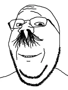 Nose hair wholesome soyjak template.png