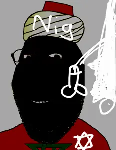 157021 - soybooru.com - text stubble recap morocco fez nigger morocco gapejak 2025 white_background morostein_(user) shitnounrdynouumlycordcarescares revjak year wholesome_soyjak smile glasses bla.png