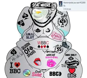 gapejak, impish soyak ears, babyjak, babyjak, bbw, breasts, fat, female, full body, gay