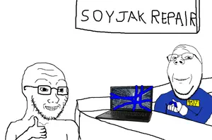 Best soy repair laptop wholesome soyjak.png