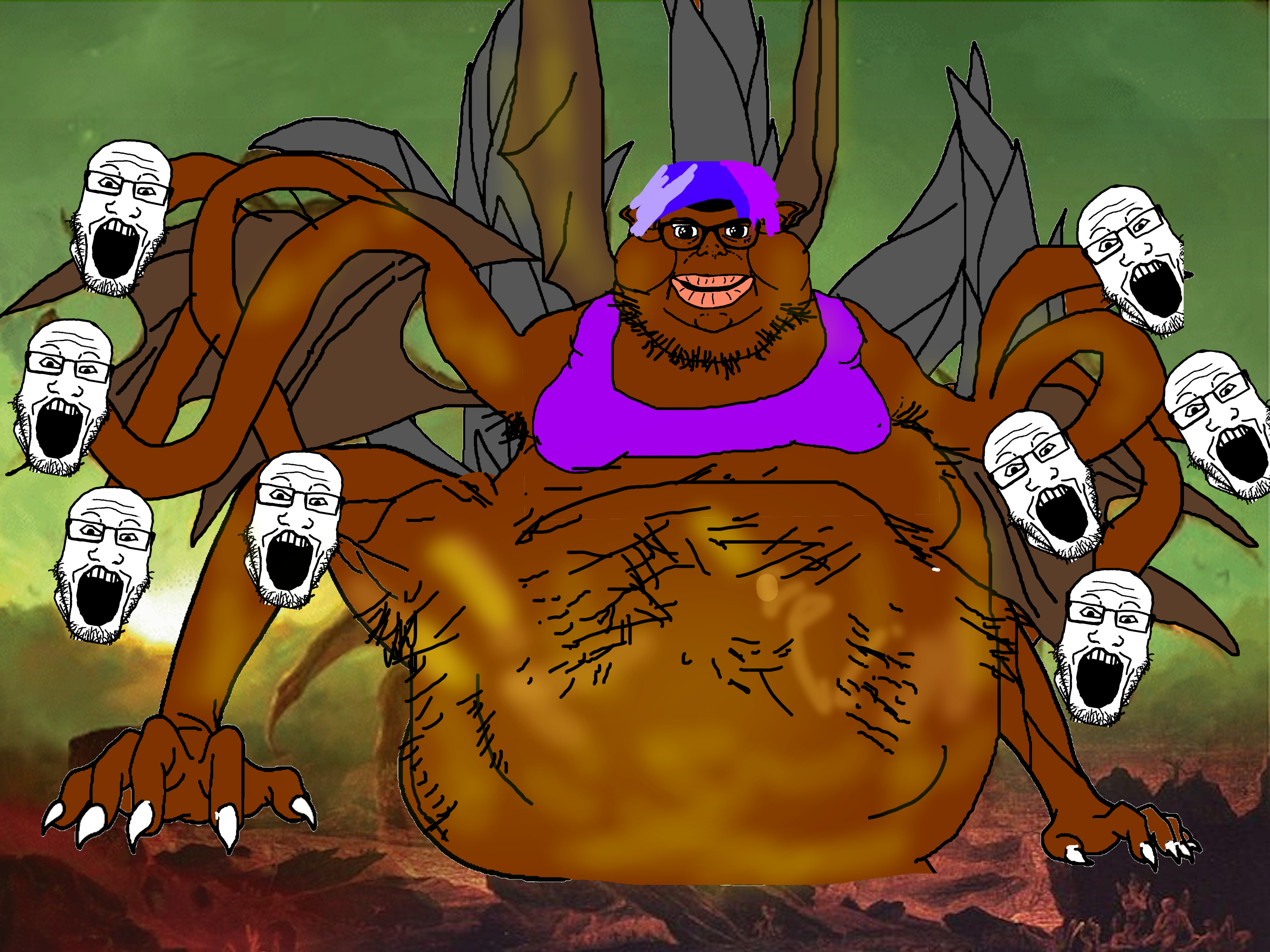 truubi, brandon, markiplier soyjak, branigger, aryan, a10 eyes, abomination, anime, anime girl, aryan beast