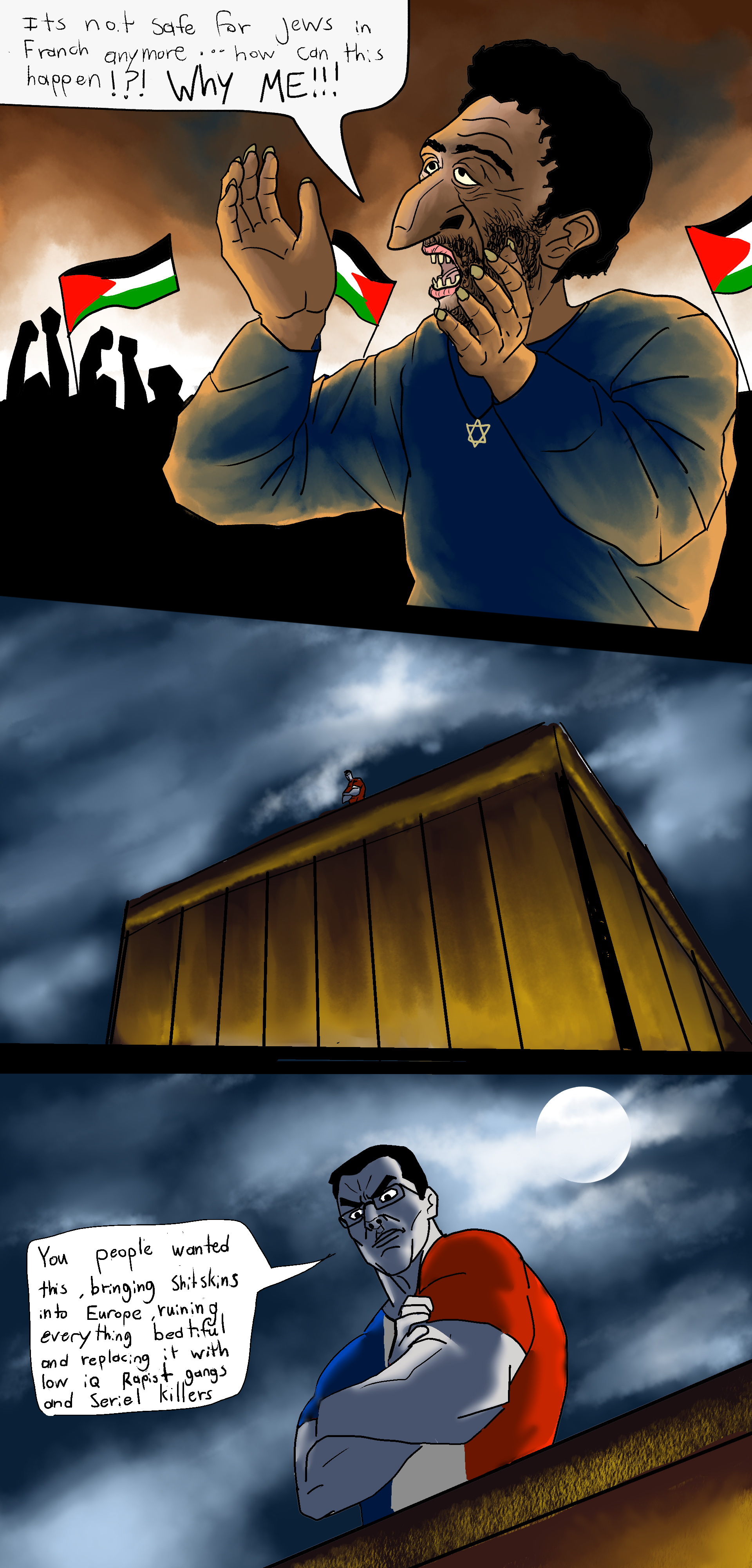 soy beaner, happy merchant, chudjak, chudjak front, muscular chud, building, chud, france, frenchman, gloating