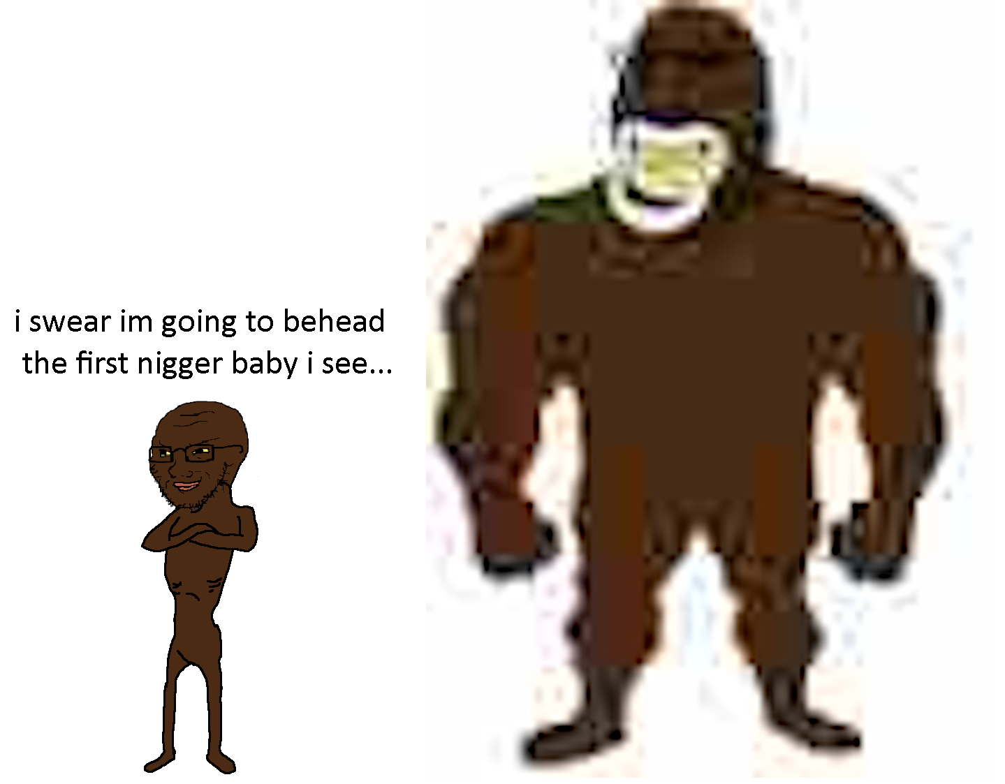 gapejak, soyak, babyjak, soyak (smug), babyjak, punisher face, iswearimgoingto, 2soyjaks, alive nigger baby, anb