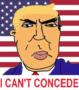 donald trump, chudjak, chud floyd, angry, blonde hair, closed mouth, clothes, country, ear, flag