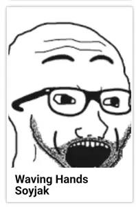 wojak, soyak, screenshot, soyjak, white background, wojakland