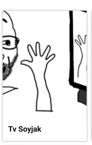 wojak, soyak, screenshot, soyjak, white background, wojakland