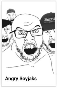 wojak, soyak, screenshot, soyjak, white background, wojakland