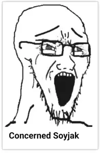 wojak, soyak, screenshot, soyjak, white background, wojakland