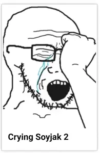 wojak, soyak, screenshot, soyjak, white background, wojakland