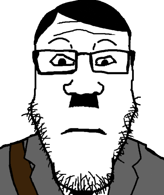 greenfag, markiplier soyjak, neutralplier, 1soyjak, adolf hitler, animated, card, hands, holding card, holding object