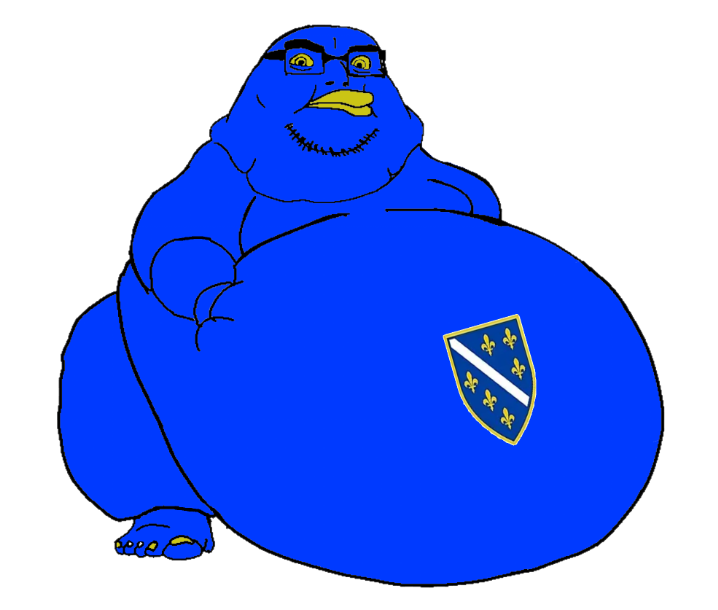 cobson, fatpony, olgolstein, proud olgolian, proud olgolians, 1soyjak, bald, big lips, closed mouth, dark blue skin