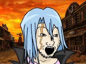 soyak, anime, blue hair, clothes, duel links, hair, infernity, irl background, kalin kessler, open mouth