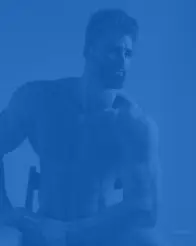 gigachad, buff, ernest khalimov, full body, gray skin, grin, muscles, nonchalant, posing, rare