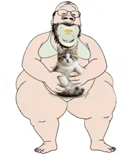 bernd, babyjak, age regression, animal, cat, cat ears, ear, ears, explicit babyjak, glasses