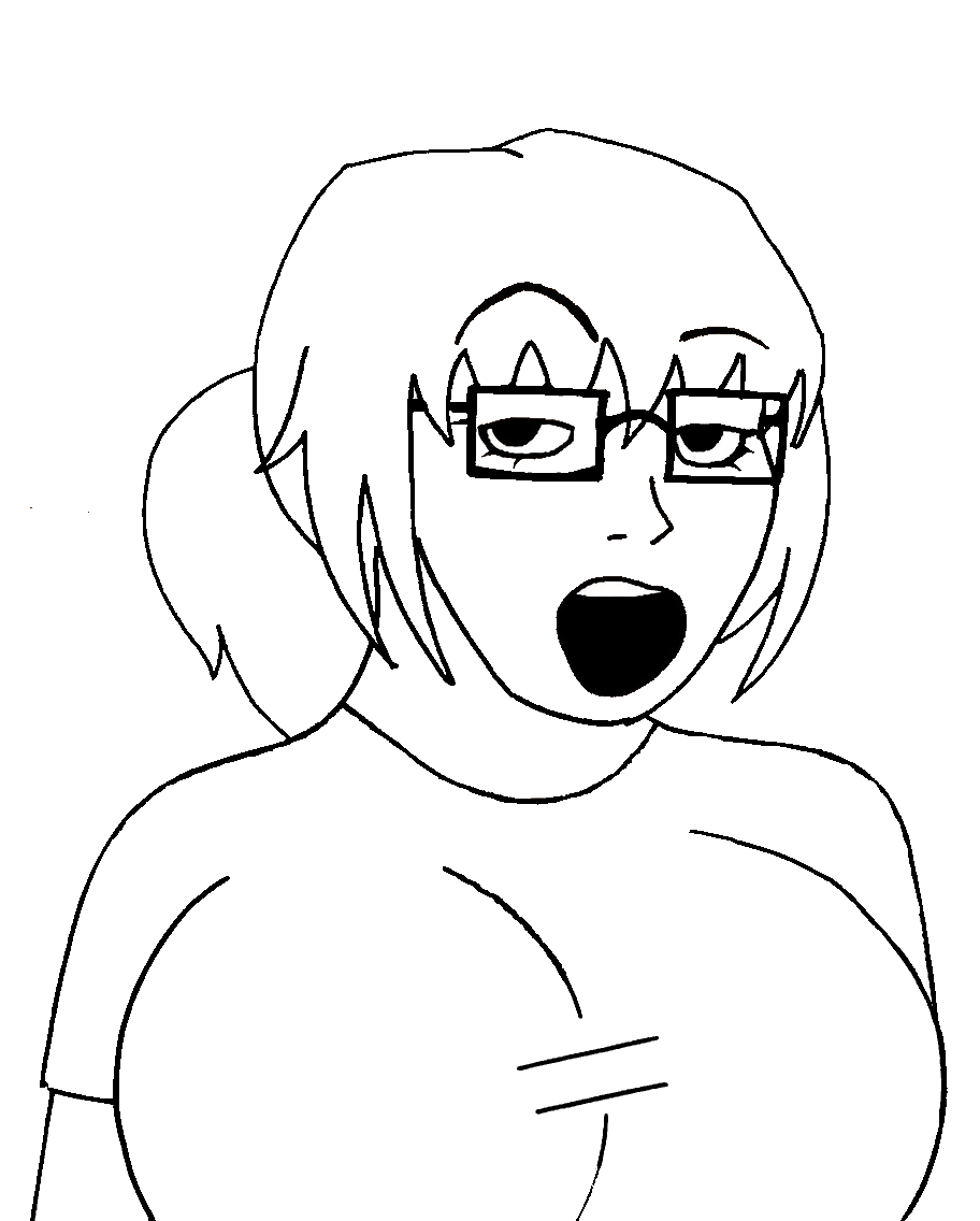 soyak, soygirl, femjak, foidjaks, big breasts, breasts, female, foid, glasses, hair