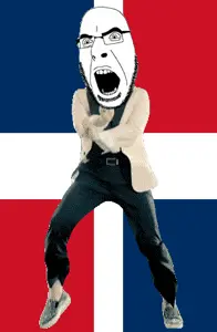 cobson, angry, animated, country, dance, dominican republic, flag, full body, gangnam style, glasses
