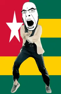 cobson, angry, animated, country, dance, flag, full body, gangnam style, glasses, open mouth