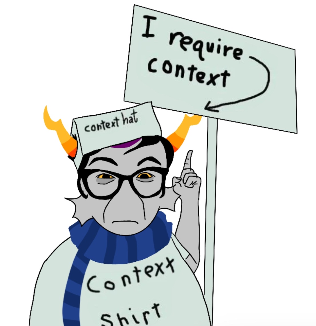 abortion lover, 1soyjak, black hair, closed mouth, clothes, context, context shirt, eridan ampora, eyebrows, eyes