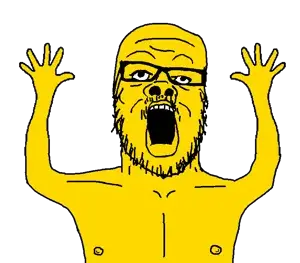 183209 - soybooru.com - stubble open_mouth nipple template a24_slowburn_soyjak white_skin hand glasses shirtless excited body transparent_background hands_up 1soyjaks bald.png