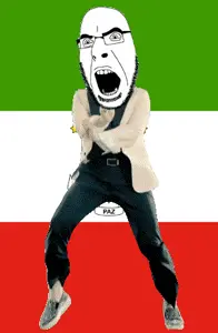 cobson, angry, animated, country, dance, equatorial guinea, flag, full body, gangnam style, glasses