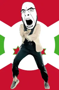 cobson, angry, animated, burundi, country, dance, flag, full body, gangnam style, glasses