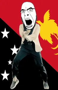 cobson, angry, animal, animated, bird, country, dance, flag, full body, gangnam style