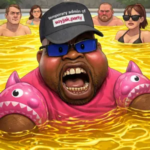 dolly, feraljak, feralnigger, 3d, admin, angry, beady eyes, black background, cap, clothes