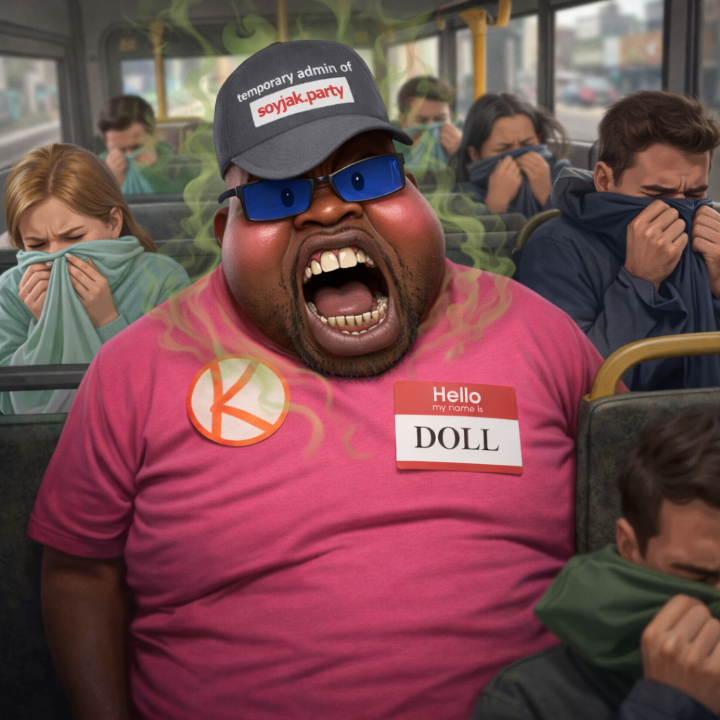 dolly, feraljak, feralnigger, 3d, admin, angry, beady eyes, black background, black skin, bus