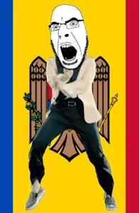 cobson, angry, animal, animated, bird, country, cross, dance, flag, full body