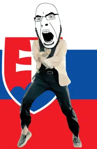 cobson, angry, animated, country, dance, flag, full body, gangnam style, glasses, open mouth