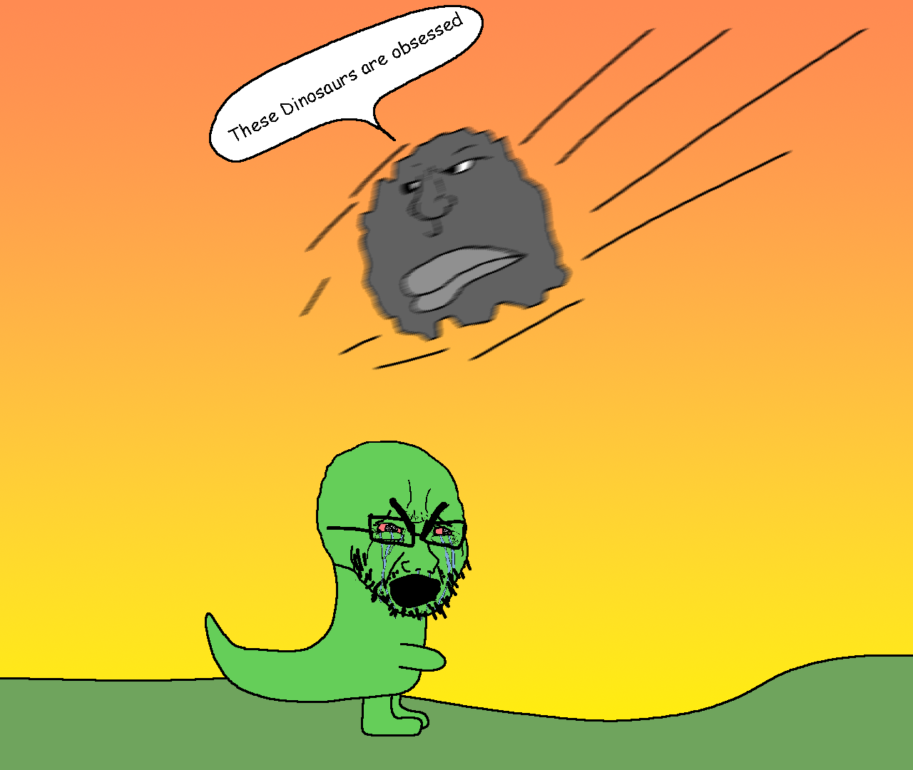 meximutt, soyak, soyak (crying), 2soyjaks, animal, background, bald, big lips, bloodshot eyes, crying