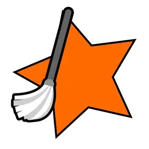 207165 - soybooru.com - badge broom global_janitor janitor janny soyjak_accessory star transparent_background yellow.png