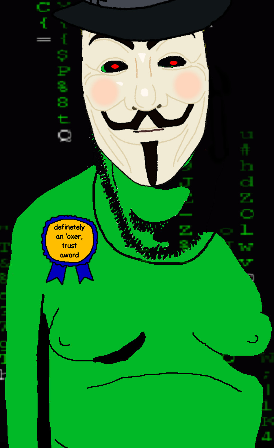 rapeson, cobson, cobson front, hornyson, glowie, rapeson, award, black background, front view, glowie