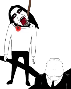 133483 - soybooru.com - hanging bernd stubble full_body clothes open_mouth tongue template transparent_background skinny hand hook soyjak yellow_teeth crying glasses meat_hook leg blood.png