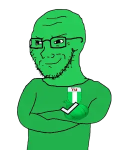 58051 - soybooru.com - arm closed_mouth clothes crossed_arms glasses smile smug soyak soyak_(smug) soyjak stubble template-Photoroom.png