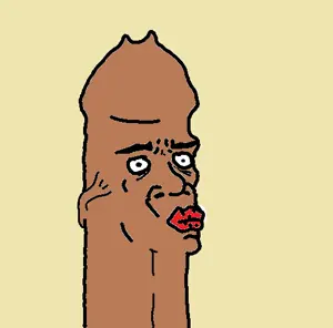 4chan meme, bbc, brown skin, nigcock, nigger, old 4chan meme, pepe killer