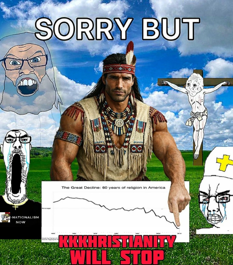 gigachad, wojak, chudjak, feraljak, james youniverse, it's based and christpilled, angry, beard, christcuck, christian cross