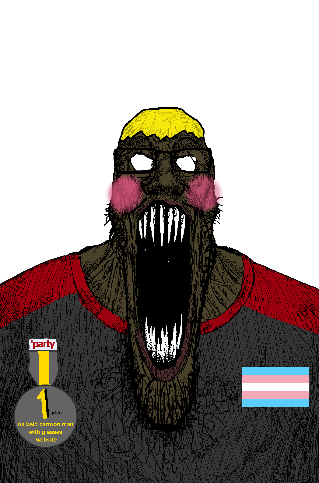 alicia, markiplier soyjak, hunky twink sex machine, longplier, schizojak, hunky twink sex machine, 1 year on bald men with glasses website, 1soyjak, bald, black skin