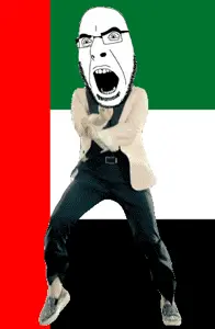 cobson, angry, animated, country, dance, flag, gangnam style, glasses, open mouth, soyjak