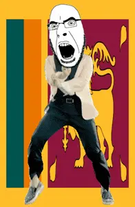 cobson, angry, animated, country, dance, flag, gangnam style, glasses, open mouth, soyjak