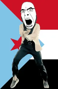 cobson, angry, animated, country, dance, flag, gangnam style, glasses, open mouth, south yemen