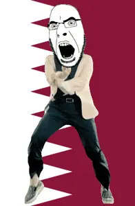 cobson, angry, animated, country, dance, flag, gangnam style, glasses, open mouth, qatar