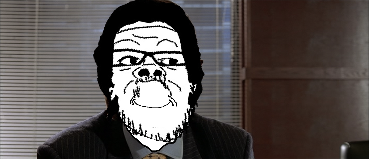 patrick bateman, a24 slowburn soyjak, 1soyjak, 4chan, 4chan meme, check em, christian bale, clothes, dubs, eyebrow