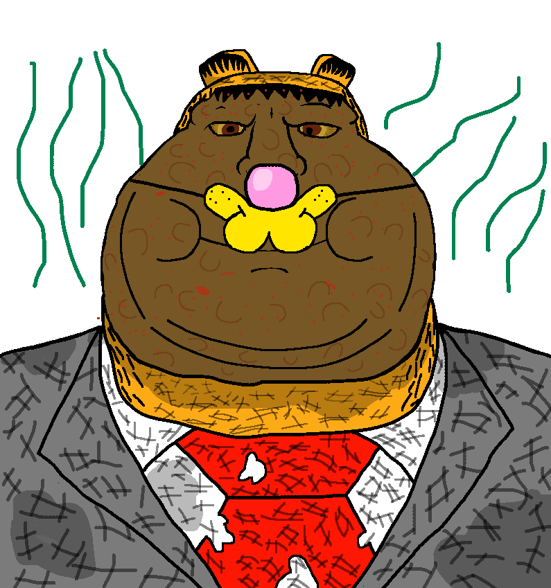 garfield, meximutt, mexiaryan, mexiaryan front, acne, bowtie, brown skin, clothes, cosplay, fat