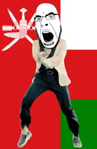 cobson, angry, animated, country, dance, flag, gangnam style, glasses, oman, open mouth