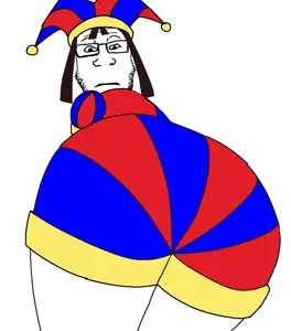 pomni, markiplier soyjak, neutralplier, glasses, neutral, niggers, troonslop, the amazing digital circus